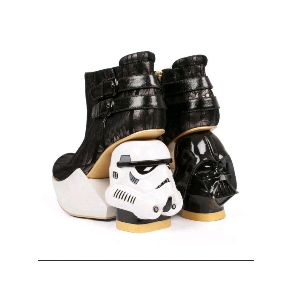 Irregular Choice x Star Wars The Death Star Platform Cosplay Rare Heels 38 GUC